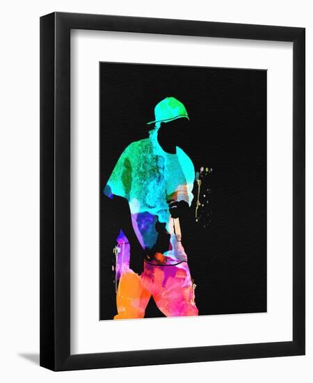 50 Cent Watercolor-Lana Feldman-Framed Art Print