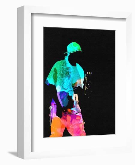 50 Cent Watercolor-Lana Feldman-Framed Art Print