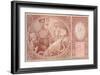 50 Crown Banknote of the Republic of Czechoslovakia, 1931-Alphonse Mucha-Framed Giclee Print