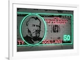 50 Dollars-Octavian Mielu-Framed Art Print