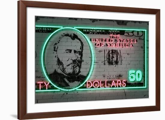 50 Dollars-Octavian Mielu-Framed Art Print