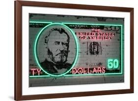 50 Dollars-Octavian Mielu-Framed Art Print