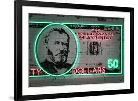 50 Dollars-Octavian Mielu-Framed Art Print