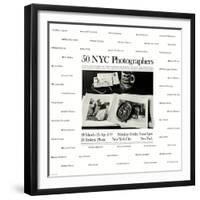 50 NYC Photographers-Andre Kertesz-Framed Collectable Print