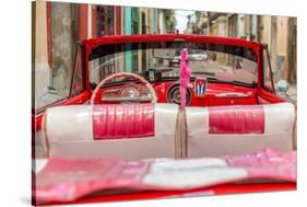 50’s Car, Havana-Richard Silver-Stretched Canvas