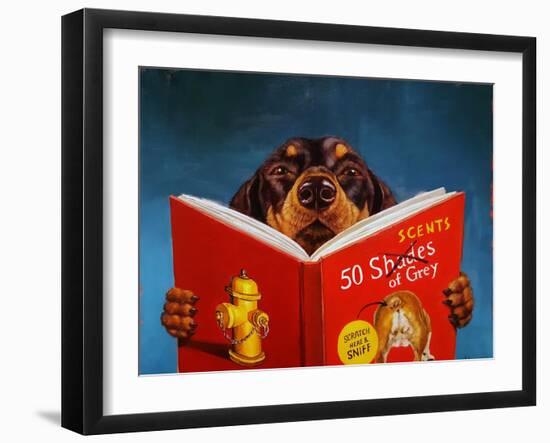 50 Scents of Grey-Lucia Heffernan-Framed Art Print