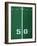 50 Yard Line American Football-Steven Sutton-Framed Photographic Print