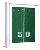 50 Yard Line American Football-Steven Sutton-Framed Photographic Print