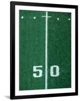 50 Yard Line American Football-Steven Sutton-Framed Photographic Print