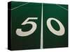 50-Yard Line of Football Field-Joseph Sohm-Stretched Canvas