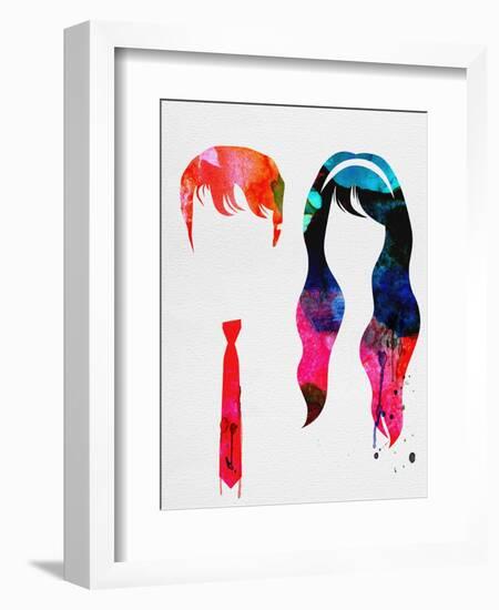 500 Days Watercolor-Lora Feldman-Framed Art Print