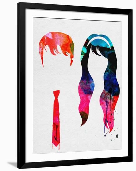 500 Days Watercolor-Lora Feldman-Framed Art Print