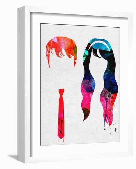 500 Days Watercolor-Lora Feldman-Framed Art Print