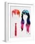 500 Days Watercolor-Lora Feldman-Framed Art Print