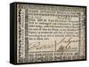 500 Dollar Note, C. 1781-null-Framed Stretched Canvas