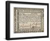 500 Dollar Note, C. 1781-null-Framed Giclee Print