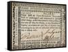 500 Dollar Note, C. 1781-null-Framed Stretched Canvas