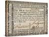 500 Dollar Note, C. 1781-null-Stretched Canvas