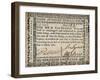 500 Dollar Note, C. 1781-null-Framed Giclee Print