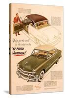 51 Ford Victoria-By the Wheel-null-Stretched Canvas