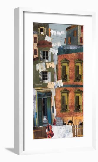 53 St. Anne Street-Claudette Castonguay-Framed Art Print