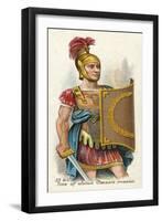 55 BC, Time of Julius Caesar's Invasion-null-Framed Giclee Print