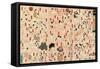 55 Cats Representing the Fifty-Three Stations of the Tokaido-Kuniyoshi Utagawa-Framed Stretched Canvas