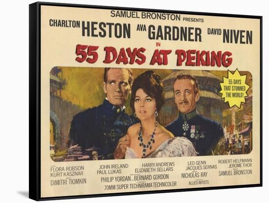 55 Days at Peking, 1963-null-Framed Stretched Canvas