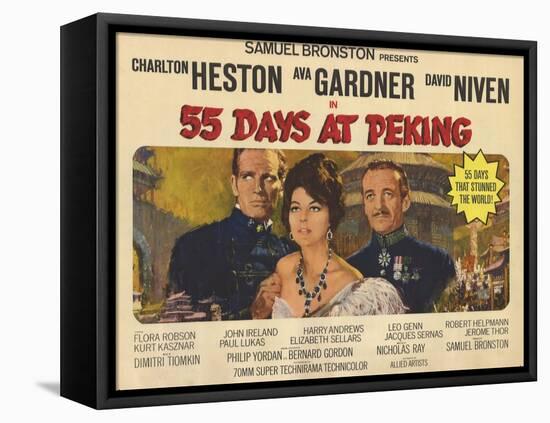 55 Days at Peking, 1963-null-Framed Stretched Canvas