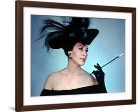 55 DAYS IN PEKING, 1963 directed by NICOLAS RAY with Ava Gardner (photo)-null-Framed Photo