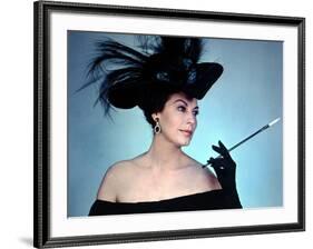 55 DAYS IN PEKING, 1963 directed by NICOLAS RAY with Ava Gardner (photo)-null-Framed Photo