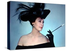 55 DAYS IN PEKING, 1963 directed by NICOLAS RAY with Ava Gardner (photo)-null-Stretched Canvas