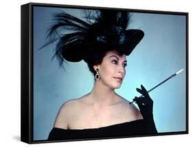 55 DAYS IN PEKING, 1963 directed by NICOLAS RAY with Ava Gardner (photo)-null-Framed Stretched Canvas