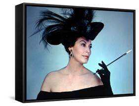 55 DAYS IN PEKING, 1963 directed by NICOLAS RAY with Ava Gardner (photo)-null-Framed Stretched Canvas