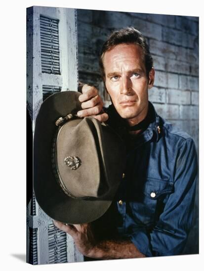 55 DAYS IN PEKING, 1963 directed by NICOLAS RAY with Charlton Heston (photo)-null-Stretched Canvas