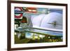 '56 Lincoln Continental-Graham Reynolds-Framed Premium Giclee Print