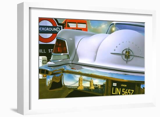 '56 Lincoln Continental-Graham Reynolds-Framed Art Print