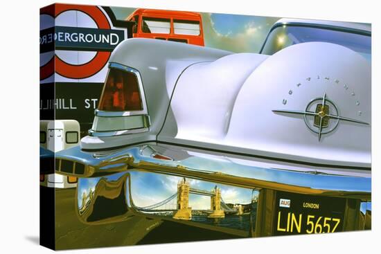 '56 Lincoln Continental-Graham Reynolds-Stretched Canvas