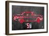 57 Chevy License Plate Art-Design Turnpike-Framed Giclee Print