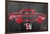 57 Chevy License Plate Art-Design Turnpike-Framed Giclee Print