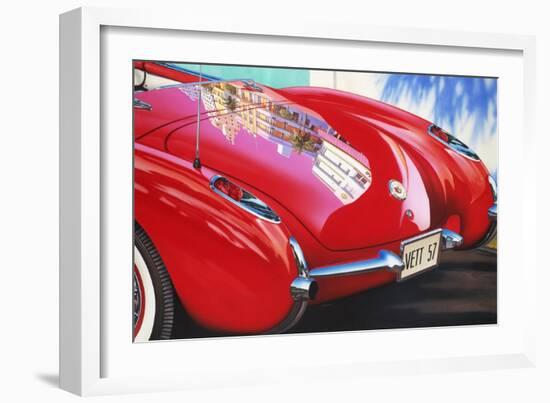 '57 Corvette-Graham Reynolds-Framed Art Print