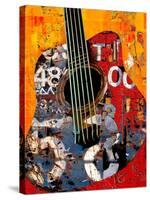 ’58 Guitar-Daryl Thetford-Stretched Canvas