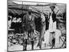 59 lb Mahseer, Caught by Capt. H. B. D. Campbell, R.E., in the Upper Ganges, c1903, (1903)-null-Mounted Photographic Print