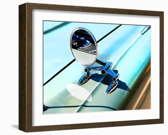 59 Pontiac Laurentian Side Mirror-Clive Branson-Framed Photo