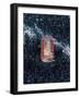 #590-spacerocket art-Framed Photographic Print