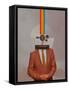 #593-spacerocket art-Framed Stretched Canvas