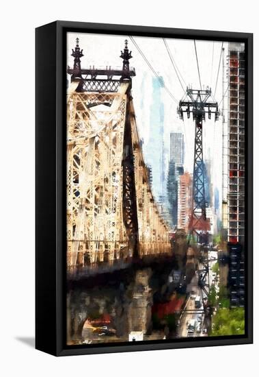 59th Street Bridge II-Philippe Hugonnard-Framed Stretched Canvas