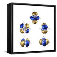 5d Electron Orbitals-Dr. Mark J.-Framed Stretched Canvas