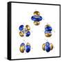 5d Electron Orbitals-Dr. Mark J.-Framed Stretched Canvas