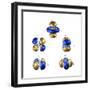 5d Electron Orbitals-Dr. Mark J.-Framed Premium Photographic Print